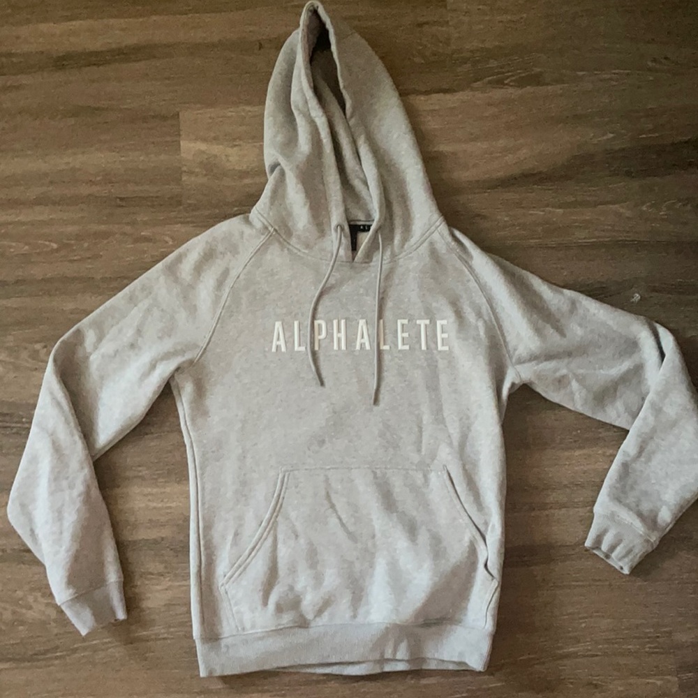 Grey alphalete hoodie